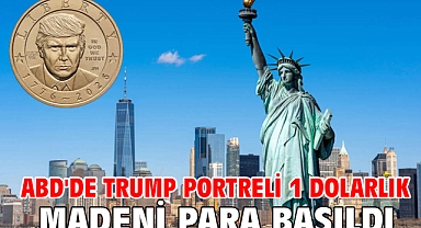 ABD'de Trump portreli 1 dolarlık madeni para basıldı