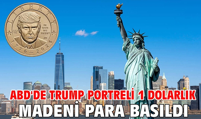 ABD'de Trump portreli 1 dolarlık madeni para basıldı