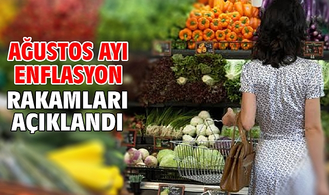 Ağustos ayı enflasyon rakamları açıklandı