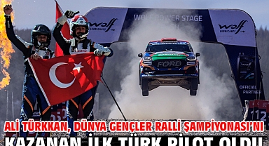 Ali Türkkan, Dünya Gençler Ralli Şampiyonası’nı kazanan ilk Türk pilot oldu