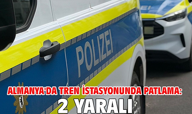 Almanya'da tren istasyonunda patlama: 2 yaralı