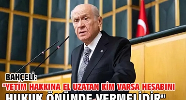 Bahçeli: