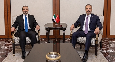 Bakan Fidan, Suriyeli mevkidaşı Şeybani'yi kabul etti