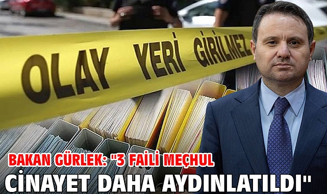Bakan Gürlek: