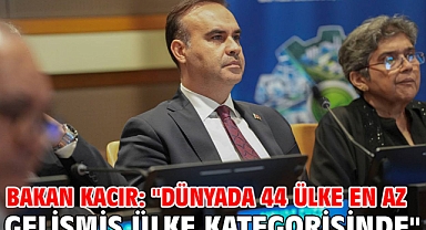 Bakan Kacır: