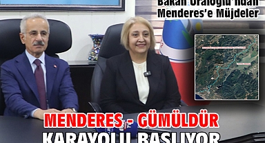 Menderes- Gümüldür Karayolu Başlıyor