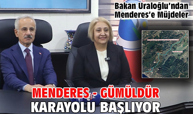 Menderes- Gümüldür Karayolu Başlıyor