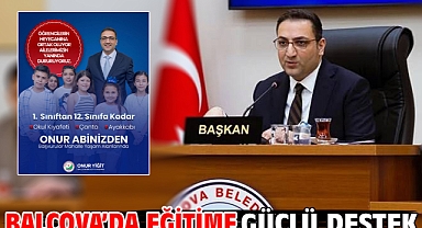 Balçova’da Eğitime Güçlü Destek