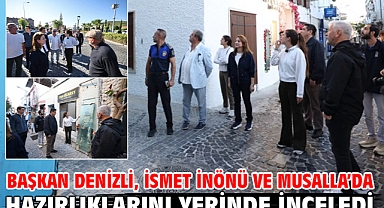 Başkan Denizli, İsmet İnönü ve Musalla’da kış hazırlıklarını yerinde inceledi