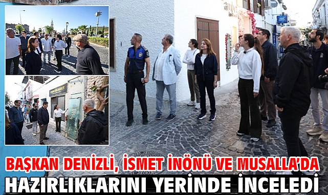 Başkan Denizli, İsmet İnönü ve Musalla’da kış hazırlıklarını yerinde inceledi