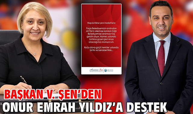Başkan V. Şen'den Onur Emrah Yıldız'a Destek