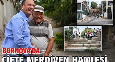 Bornova’da çifte merdiven hamlesi