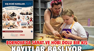 Bornova’da sanat ve hobi dolu bir Kış: Kayıtlar başlıyor!