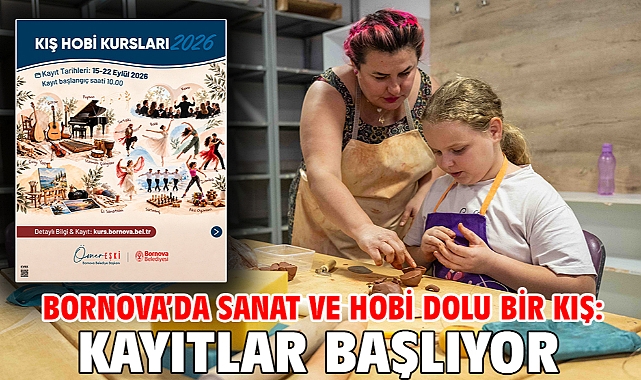 Bornova’da sanat ve hobi dolu bir Kış: Kayıtlar başlıyor!