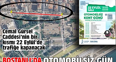Bostanlı'da otomobilsiz gün
