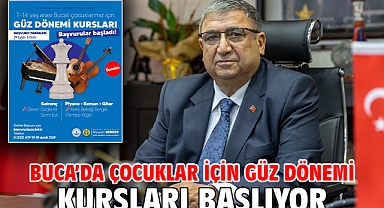 Buca’da çocuklar için güz dönemi kursları başlıyor