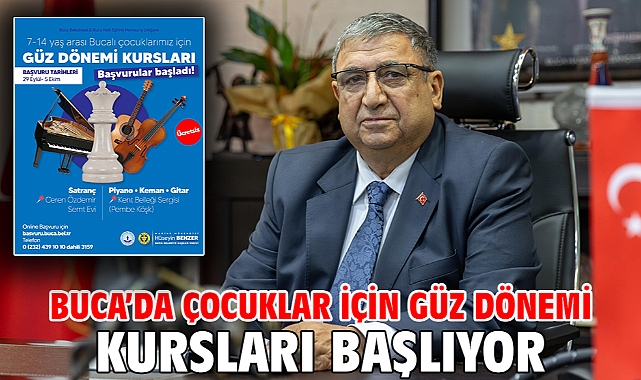 Buca’da çocuklar için güz dönemi kursları başlıyor