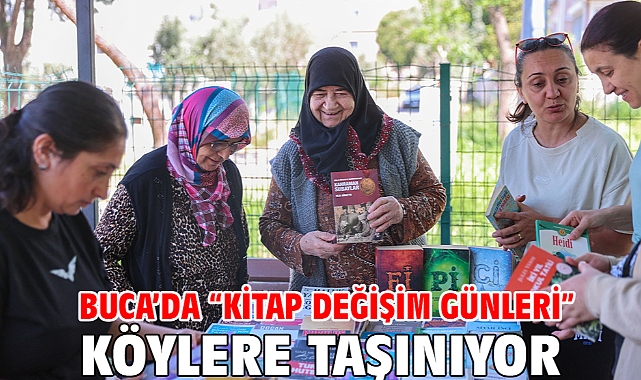 Buca’da “Kitap Değişim Günleri” köylere taşınıyor