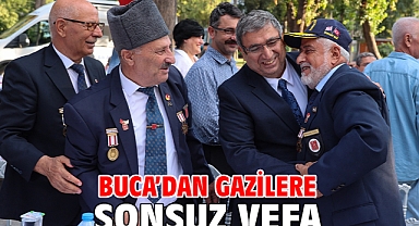Buca’dan gazilere sonsuz vefa