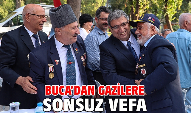 Buca’dan gazilere sonsuz vefa