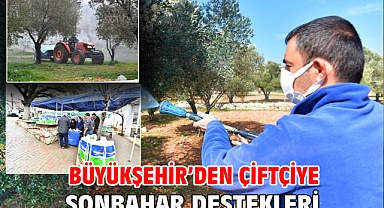 Büyükşehir’den çiftçiye sonbahar destekleri