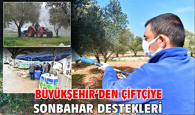Büyükşehir’den çiftçiye sonbahar destekleri