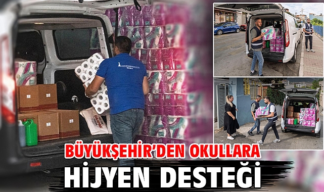 Büyükşehir’den okullara hijyen desteği