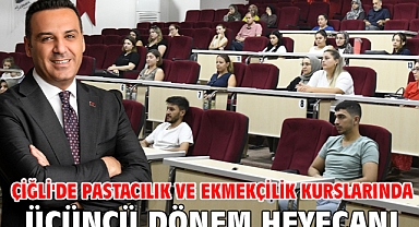 Çiğli'de Pastacılık ve Ekmekçilik Kurslarında Üçüncü Dönem Heyecanı
