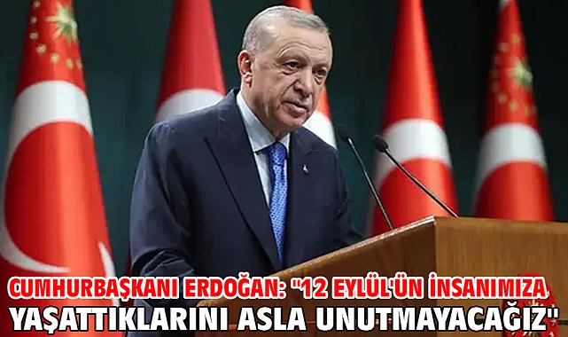 Cumhurbaşkanı Erdoğan: