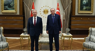 Cumhurbaşkanı Erdoğan, ABB Başkanı Yavaş'ı kabul etti