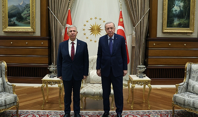 Cumhurbaşkanı Erdoğan, ABB Başkanı Yavaş'ı kabul etti