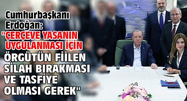Cumhurbaşkanı Erdoğan: