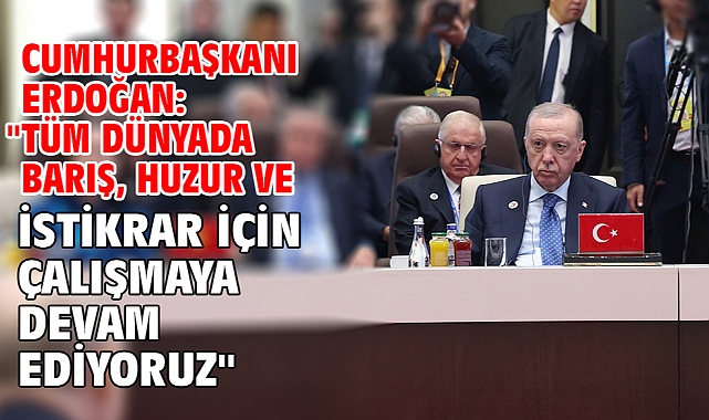 Cumhurbaşkanı Erdoğan: