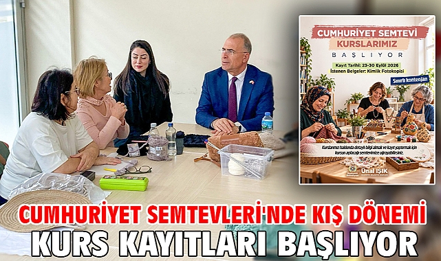 Cumhuriyet Semtevleri'nde kış dönemi kurs kayıtları başlıyor