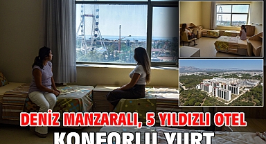 Deniz manzaralı, 5 yıldızlı otel konforlu yurt