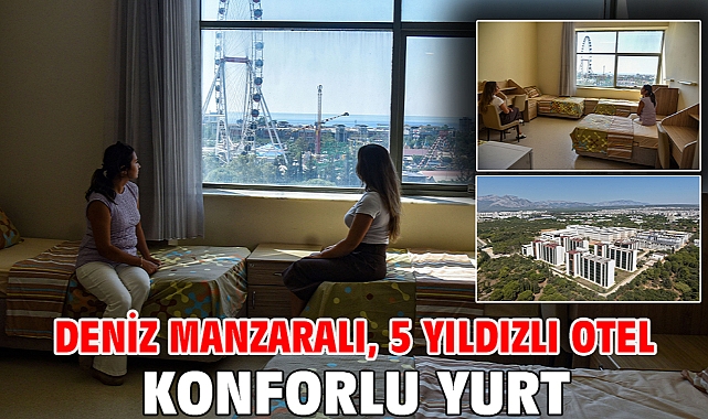 Deniz manzaralı, 5 yıldızlı otel konforlu yurt