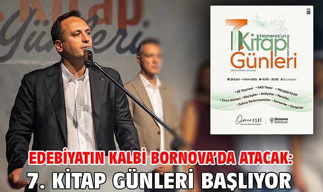 Edebiyatın kalbi Bornova’da atacak: 7. Kitap Günleri başlıyor!