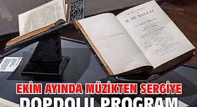 Ekim ayında müzikten sergiye dopdolu program