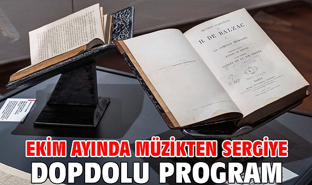 Ekim ayında müzikten sergiye dopdolu program