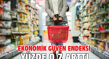 Ekonomik güven endeksi yüzde 0,7 arttı