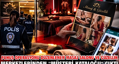 Fuhuş Operasyonu Düzenlenen masaj salonu ve güzellik merkezlerinden