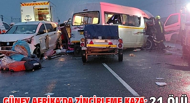 Güney Afrika’da zincirleme kaza: 21 ölü