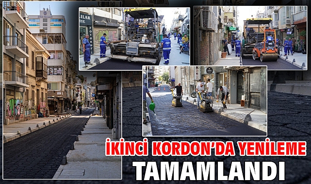 İkinci Kordon’da yenileme tamamlandı