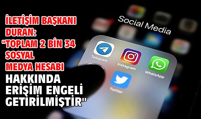 İletişim Başkanı Duran: