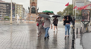 İstanbul'da yağış başladı