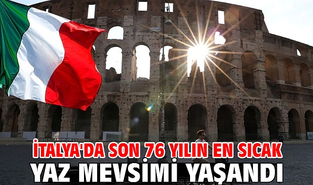 İtalya'da son 76 yılın en sıcak yaz mevsimi yaşandı