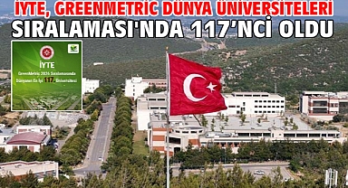 İYTE, GreenMetric Dünya Üniversiteleri Sıralaması'nda 117’nci oldu