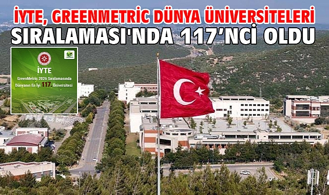 İYTE, GreenMetric Dünya Üniversiteleri Sıralaması'nda 117’nci oldu