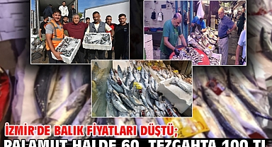 İzmir'de balık fiyatları düştü; palamut halde 60, tezgahta 100 TL