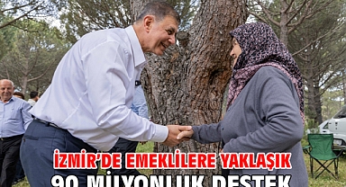 İzmir’de emeklilere yaklaşık 90 milyonluk destek